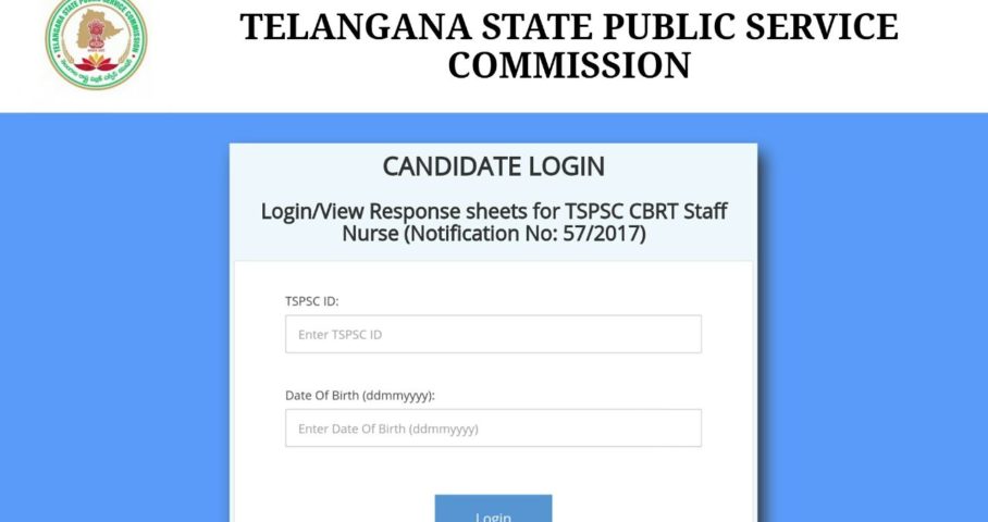 TS Staff Nurse Answer key released at tspsc.gov.in For 11th March Exam