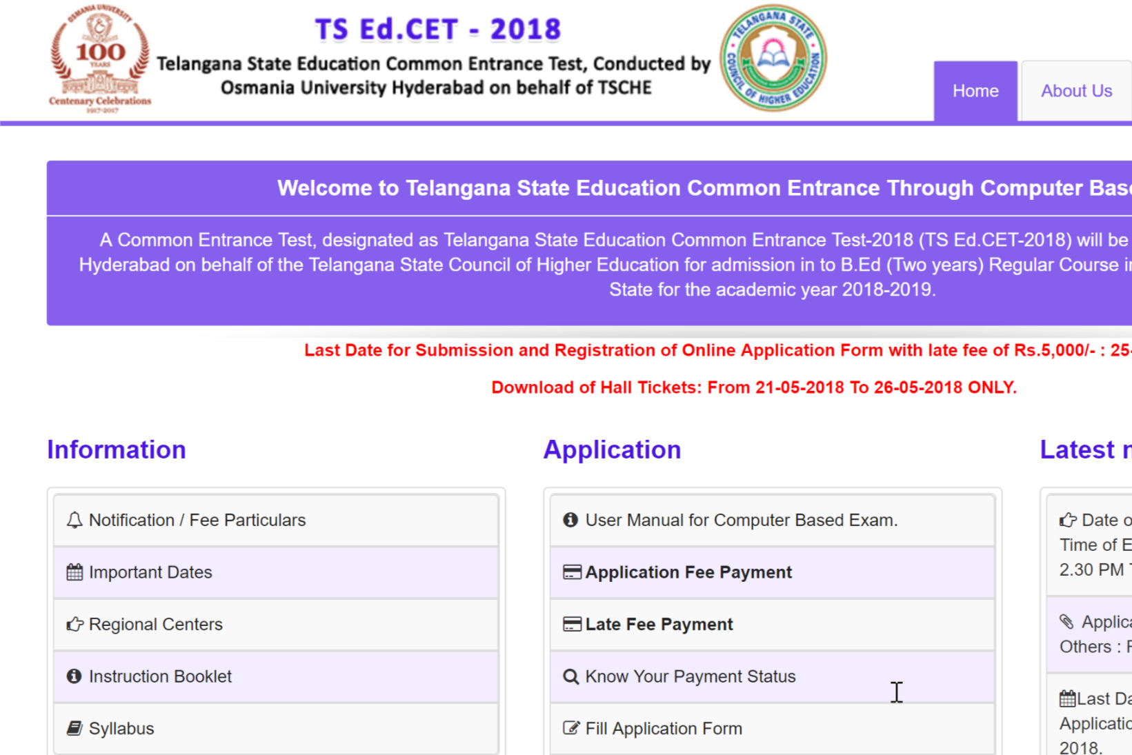 TS EdCET 2018 Hall Tickets to be Released Tomorrow, Download here
