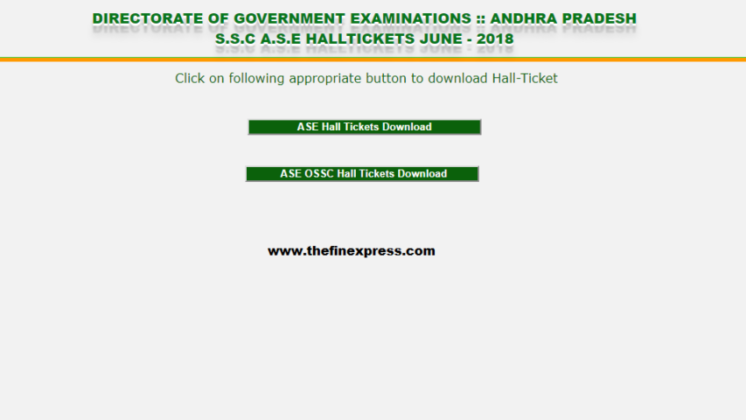 AP 10th Class Supplementary Hall Tickets released Manabadi, bseap.org